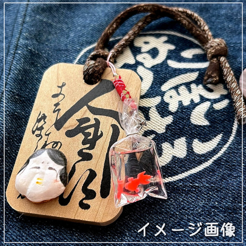 金魚 チャーム カン付き 4個 レジン CR10 ハンドメイド