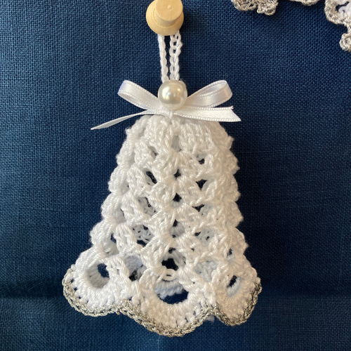 レース編みのクリスマスオーナメント ＊受注製作＊ その他インテリア