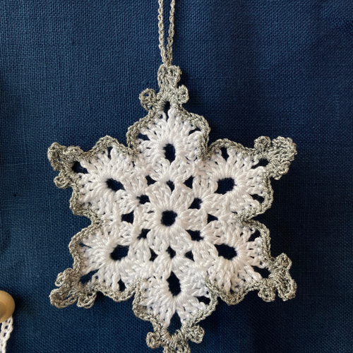 レース編みのクリスマスオーナメント ＊受注製作＊ その他インテリア