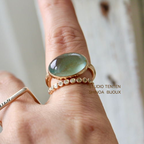 STUDIO TENTEN アクアマリン リング スタジオテンテン 人魚の