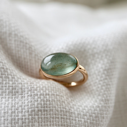 K10[人魚のmoss aquamarine]ring モスアクアマリン 6枚目の画像