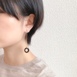 LONG EARRING:「Fir tree」fog 6枚目の画像