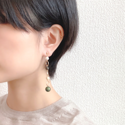 LONG EARRING:「Fir tree」fog 7枚目の画像