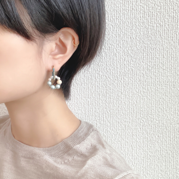 HOOP EARRING:「Reindeer」fog 2way 4枚目の画像