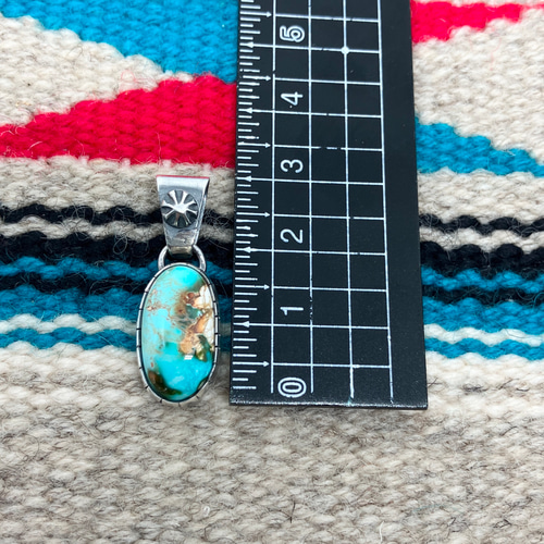 ロイストン　ターコイズ　シルバー　ネックレス　ペンダント#インディアンジュエリー Indian Jewelry 》ロイストン ターコイズ 一点物 ペンダント