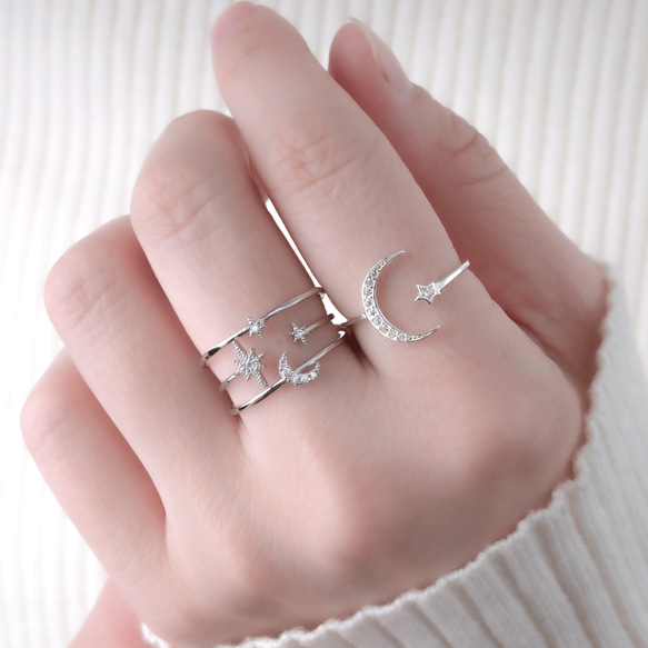 カープ　リング (925　SILVER)　10号 × 2 セット カープ リング (925 SILVER) 10号 × 2 セット