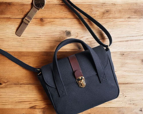 倉敷帆布のショルダーハンドバッグ〈chic〉 ショルダーバッグ akk-skmt