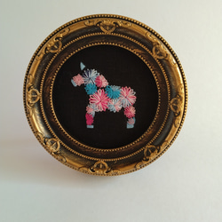 * vintage picture ❀ 北欧の森 刺しゅう絵 フレーム vintage picture ❀ 北欧の森 刺しゅう絵 フレーム vintage