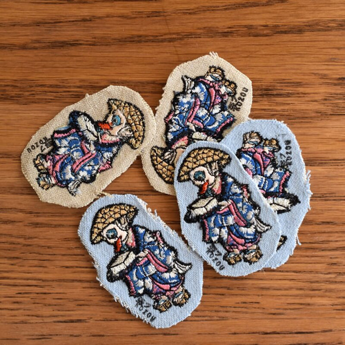 刺繍のあっぷりけ[たべる？豆腐小僧]浮世絵の妖怪 ワッペン