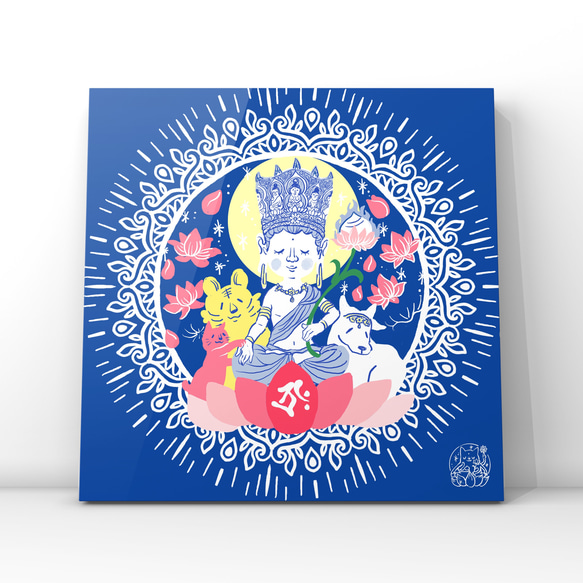 虚空蔵菩薩 イラスト permanentdragon 通販 16792689｜Creema(クリーマ)