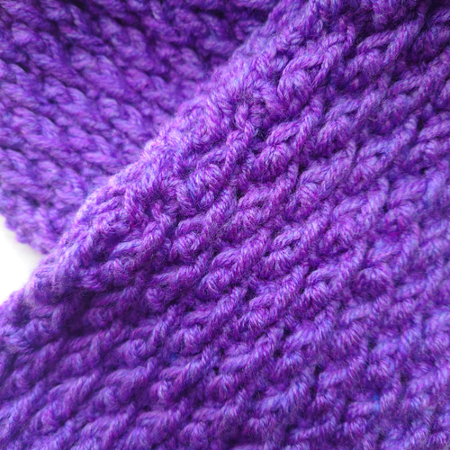 GUCCI パープルマフラー 編み込みデザイン 中古・古着通販】GUCCI (グッチ) ストール パープル サイズ:不明