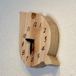 木製(ヒノキ)　置き時計　掛け時計 6枚目の画像