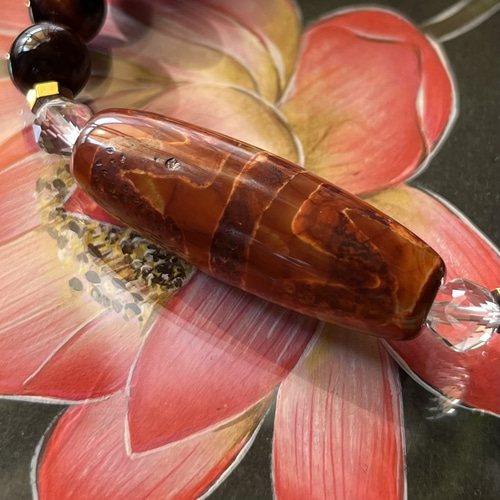 【おまとめ割あり】四線虎牙天珠 最強の魔除けと強運を引き寄せる！四線虎牙天珠ブレスレット