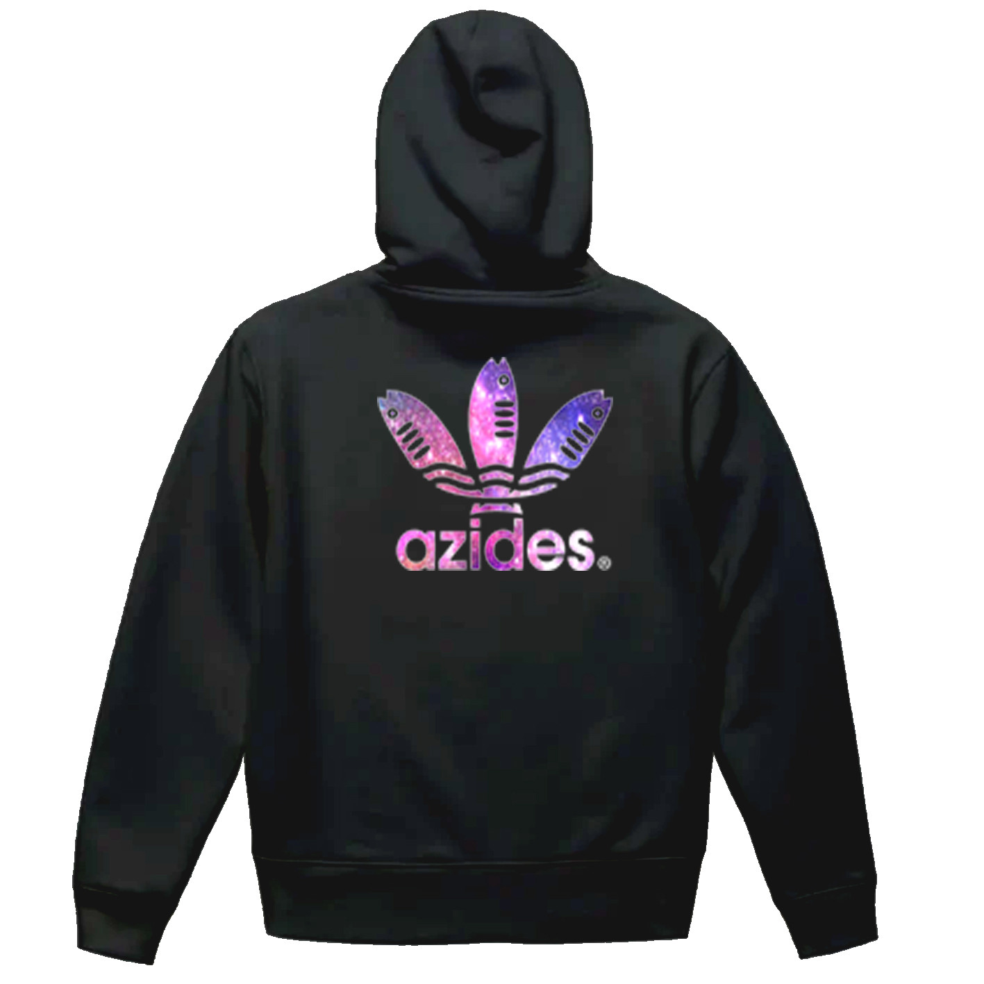 ［azides］8.4ozアジデスコスモジップアップフーデットパーカー 面白い　パロディ　おもしろ プレゼント