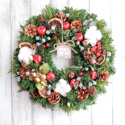 早割】喜び溢れるクリスマスリース♡ フレッシュクリスマス2024 早割】喜び溢れるクリスマスリース♡ フレッシュクリスマス2024