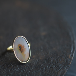 dendritic agate brass ring (teriha) 11枚目の画像