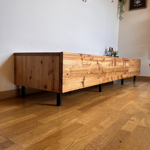あなただけのテレビボード扉付【自由設計】テレビ台 1800×400×400mm