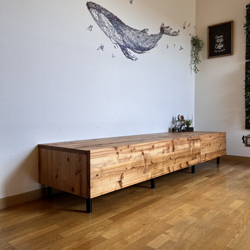 あなただけのテレビボード扉付【自由設計】テレビ台 1800×400×400mm