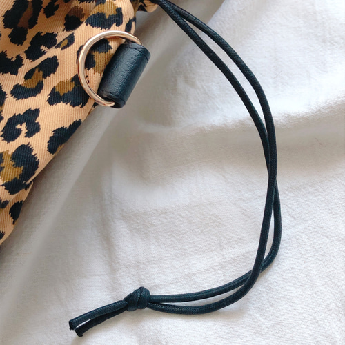 レオパード ヒョウ柄 バック 巾着 ショルダー レザー 黒 長財布 レオパード ヒョウ柄 バック 巾着 ショルダー レザー 黒 長財布