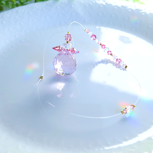 サンキャッチャー スワロフスキー ロザリンB.AB 38mm＆40mm