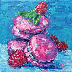 Fraises et macarons 1枚目の画像