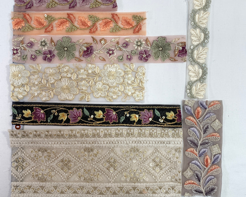 【Rページ】ファスナーリフィル・インド刺繡リボンのバンド 05a1df750a5f277db14ab566296684