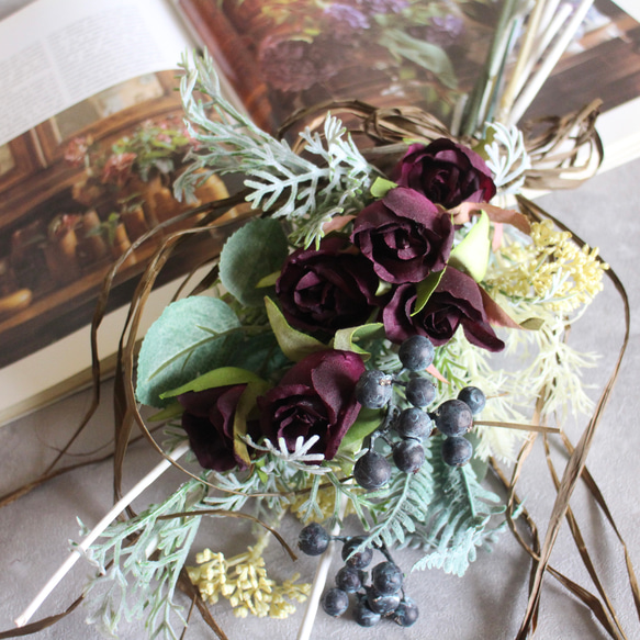 ドライフラワーリース、スワッグ☆アーティシャルフラワーオーダーの方