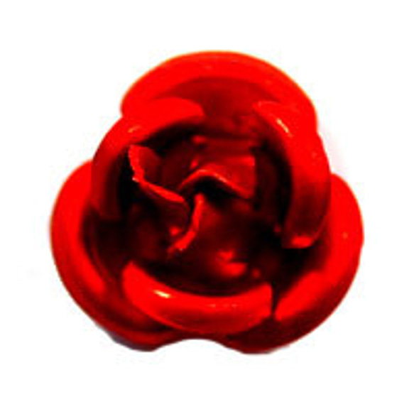 アルミバラ １０ｍｍ ライトレッド 明るい赤 １０コ入り 2枚目の画像