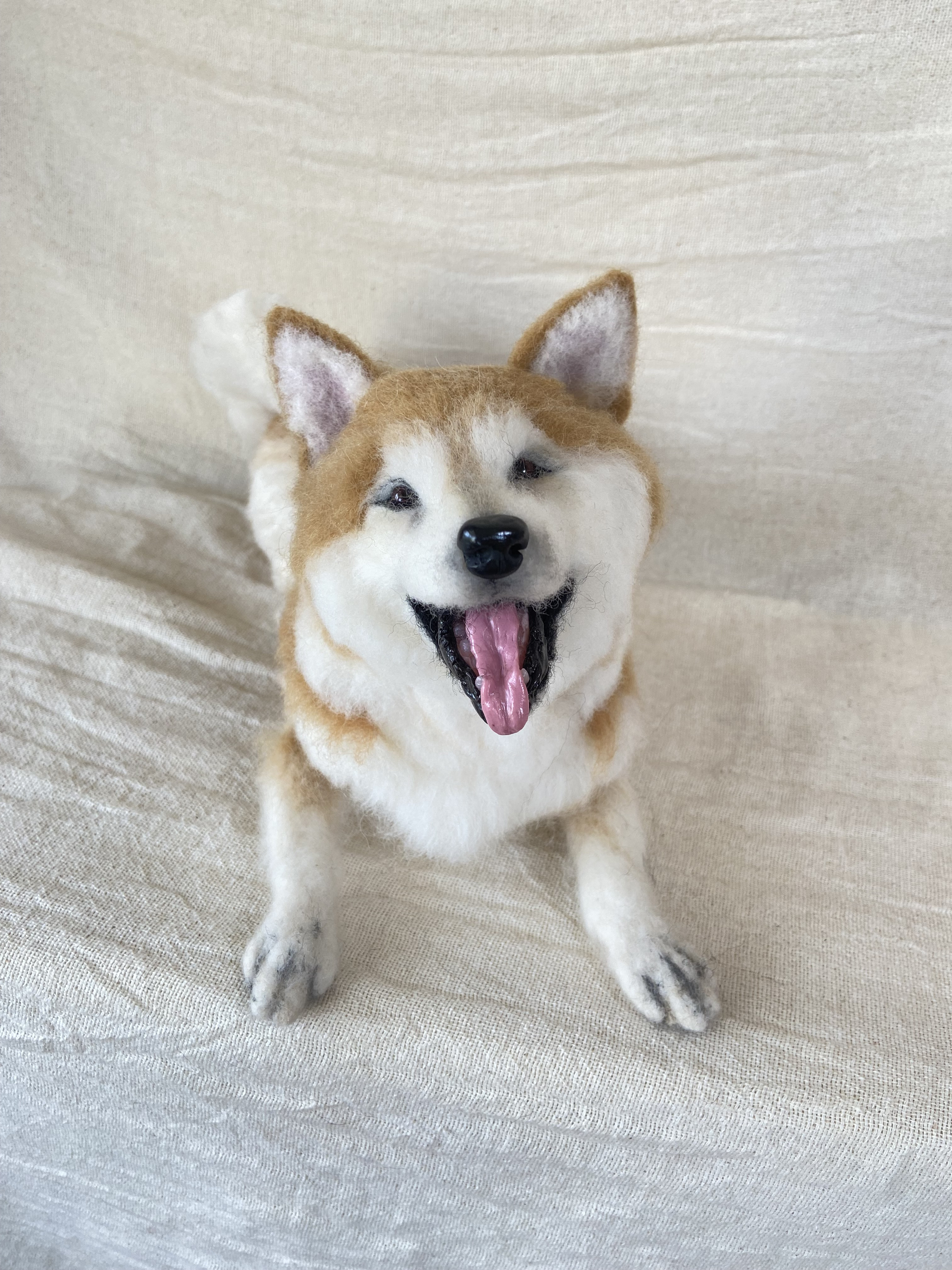 柴犬 しばいぬ 羊毛 羊毛フェルト 羊毛フェルト犬 愛犬