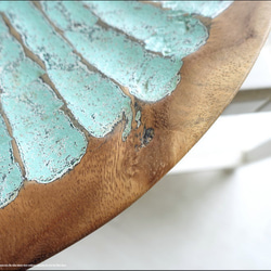 モンキーポッド総無垢材 デコレーショントレイF1 小物入れ 飾り皿 木製 菓子器 手作り エスニック ハンドメイド 2枚目の画像