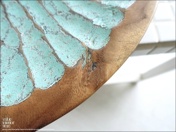 モンキーポッド総無垢材 デコレーショントレイF1 小物入れ 飾り皿 木製 菓子器 手作り エスニック ハンドメイド 2枚目の画像
