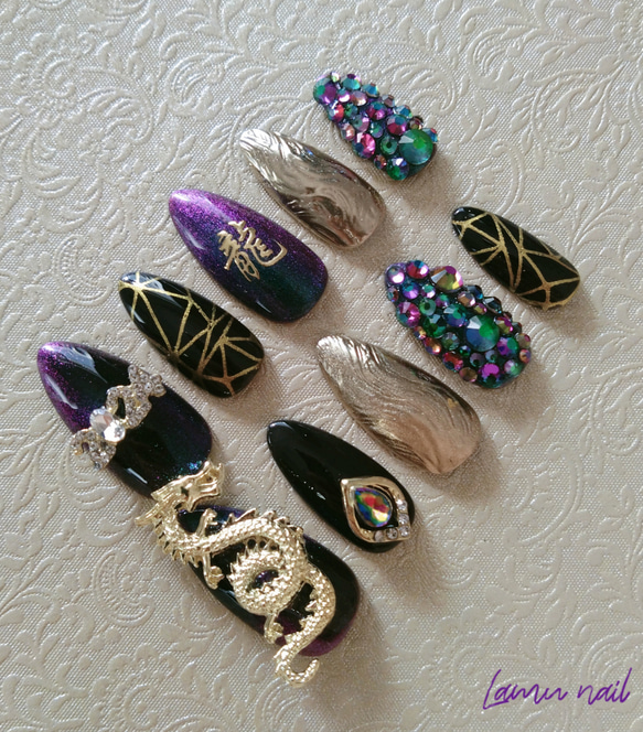 サイズオーダー】2024年ネイルチップ ネイルチップ（つけ爪