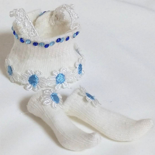 レース/リカちゃん着せ替え服etcの5点セット/ハンドメイド その他人形