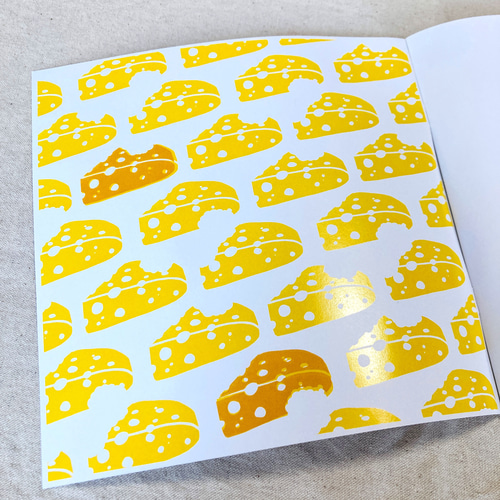 鼠の王国製作所 消しゴムはんこ作品集『エメンタールチーズ』 ZINE