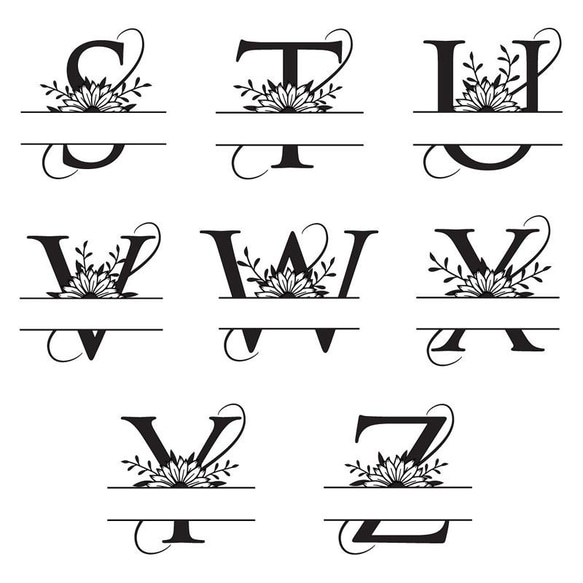 看板 表札 モノグラム 切文字 カルプ文字 立体文字 3Ｄ おしゃれでエレガントな雰囲気 アクリル イニシャル看板 17枚目の画像