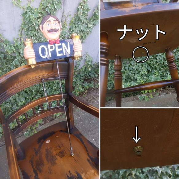 おしゃれなパン屋さん  オープン&クローズ看板   ベーカリーカフェ 置き看板  #店舗什器 #OPEN&CLOSED 7枚目の画像