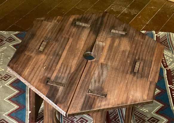 コタツ天板　ヘキサテーブル(少し小さめ)専用 1枚目の画像