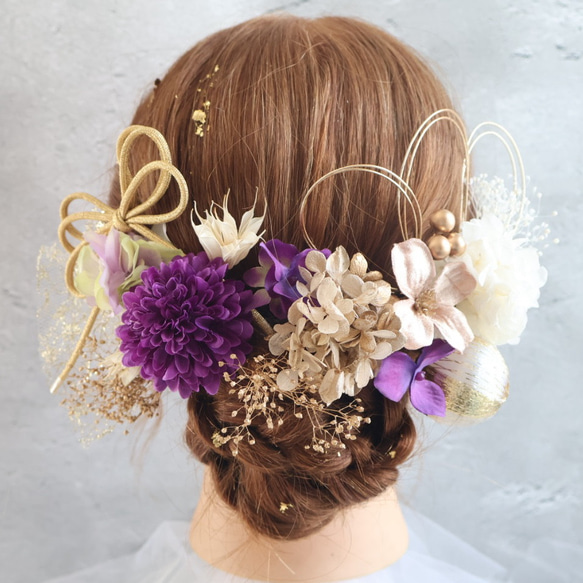 振袖/成人式/卒業式/パープル/小物セット 振袖 ブランド Junko.Koshino 成人式 結婚式 卒業式 パーティー 紫