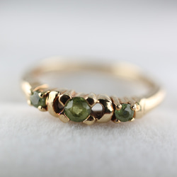 英国 ビンテージ イギリス ゴールド 指輪 リング 天然 サファイア