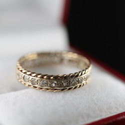 ゴールド シルバー ビンテージ ヴィンテージ 指輪 リング 純金率 375 9ct ジュエリー レディース J120 3枚目の画像