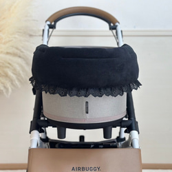 ✨ふんわりあったか✨フリースファーボア あごのせクッション ブラック