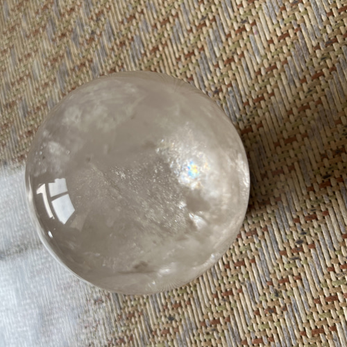 水晶玉 台座付き 直径60mm 置物インテリア その他インテリア雑貨