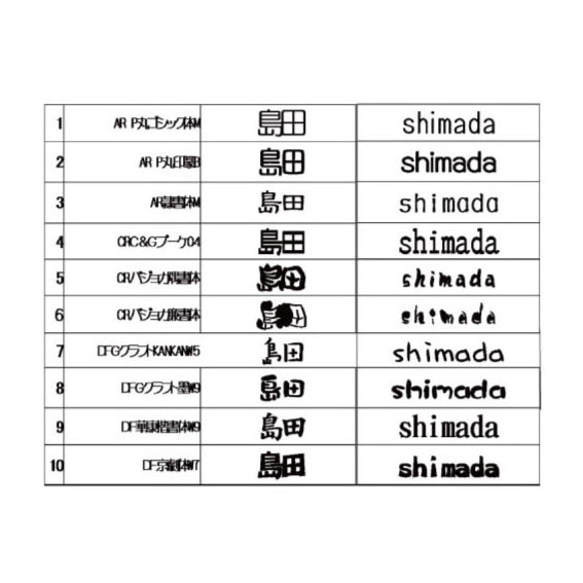 屋外対応＊軽量♪サイズ変更可◎マンション表札＊２世帯OK・ネームプレート 10枚目の画像