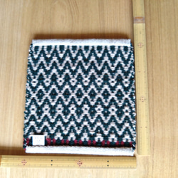 値下げ　北欧柄手織りポットマット　ローゼンゴン織のウールマット　ウールミニマット　鍋敷き 4枚目の画像