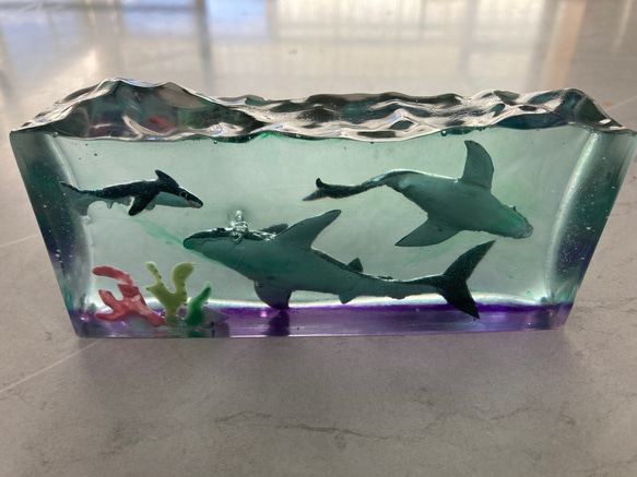 3 Sharks〜３匹のサメのPaperweight〜 6枚目の画像