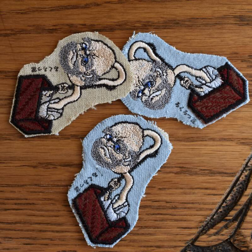 刺繍のあっぷりけ[のび～る。ろくろ首]浮世絵の妖怪 ワッペン