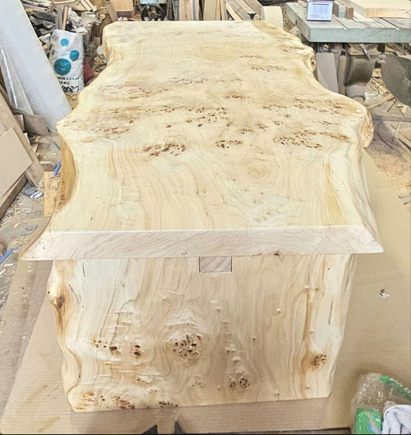 ポプラ　一枚板　センターテーブル　ローテーブル 座卓　ベンチ 