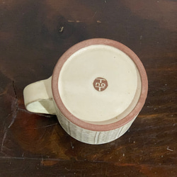 陶器　ニット柄のマグカップ 5枚目の画像