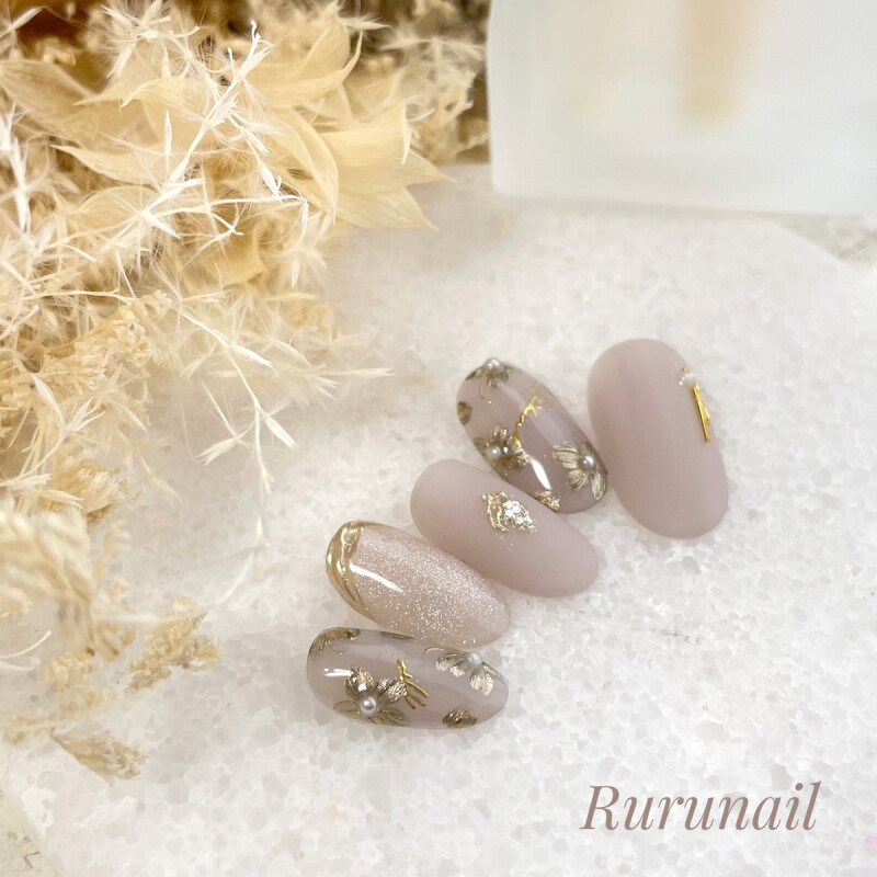 ネイルチップ/フラワー/ミラー/大人/014 4,396円