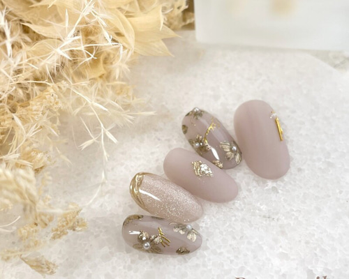 Ruruページ ネイルチップ ネイルチップ/フラワー/ミラー/大人/014 ネイルチップ（つけ爪